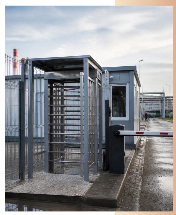 Модульное КПП с турникетом в Конаково по цене от 182466 р. | БытовкаПрофи-Кнк